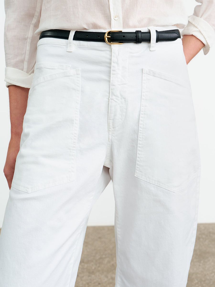 Nili Lotan Shon Pant in White
