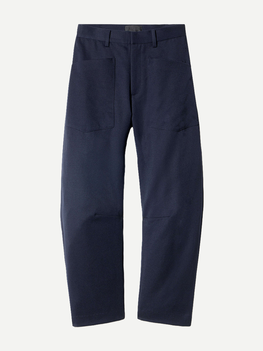 Shon Wool Pant in Midnight
