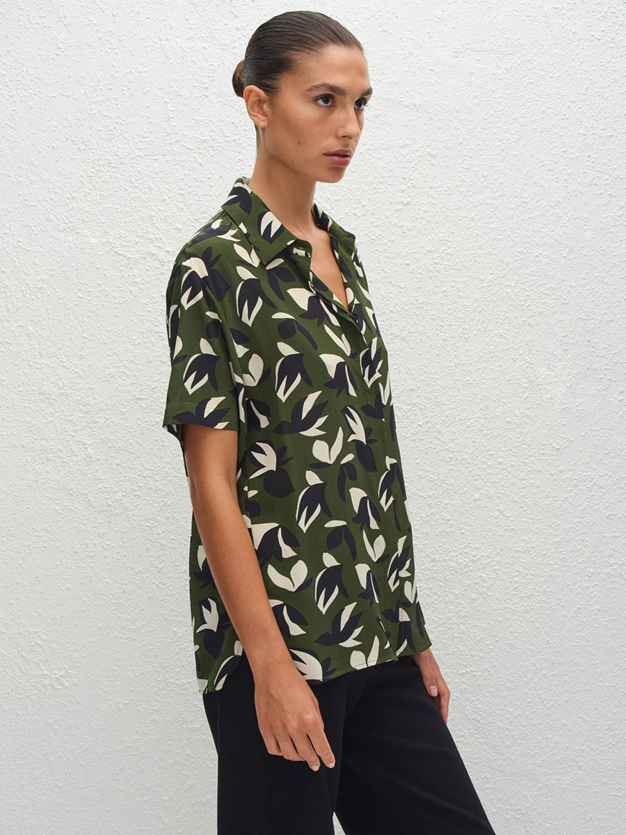 Short Sleeve Shirt in Agave