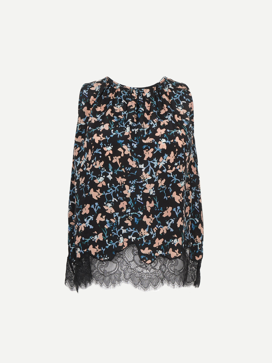 Ulla Johnson Sierra Halter Neck Top in Nocturne