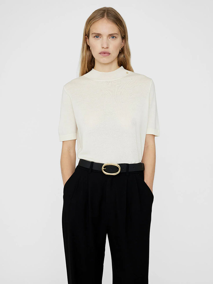 Signature Link Belt in Black/Gold