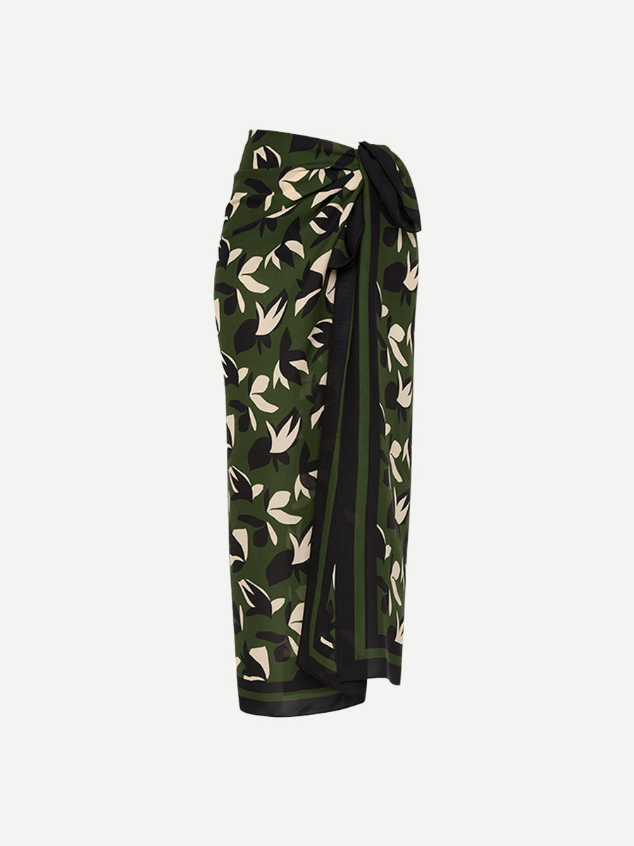 Matteau Silk Sarong in Agave