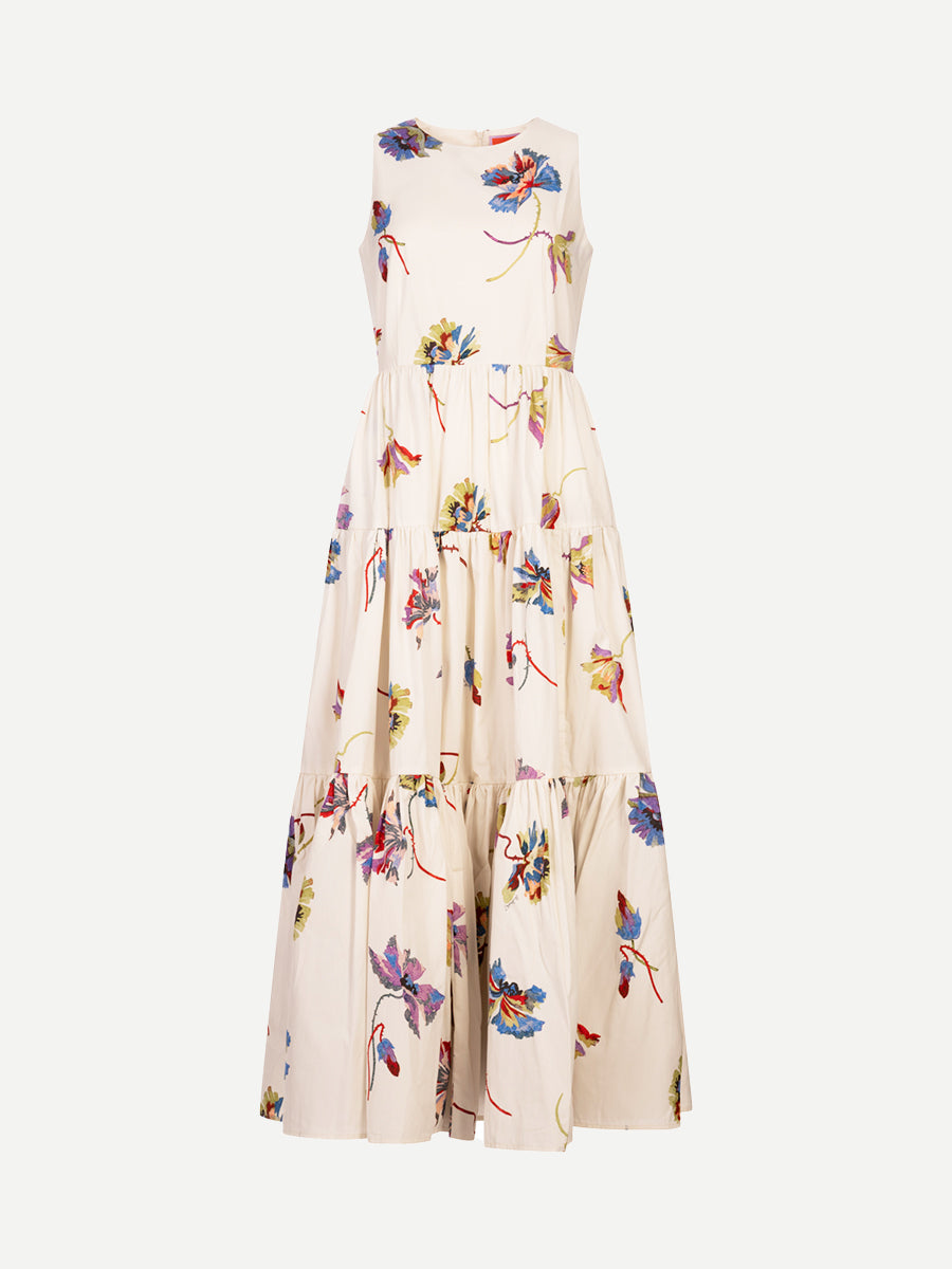 La DoubleJ Sleeveless Big Dress in Infiorata White | Shop at Adam Heath, Western Australia