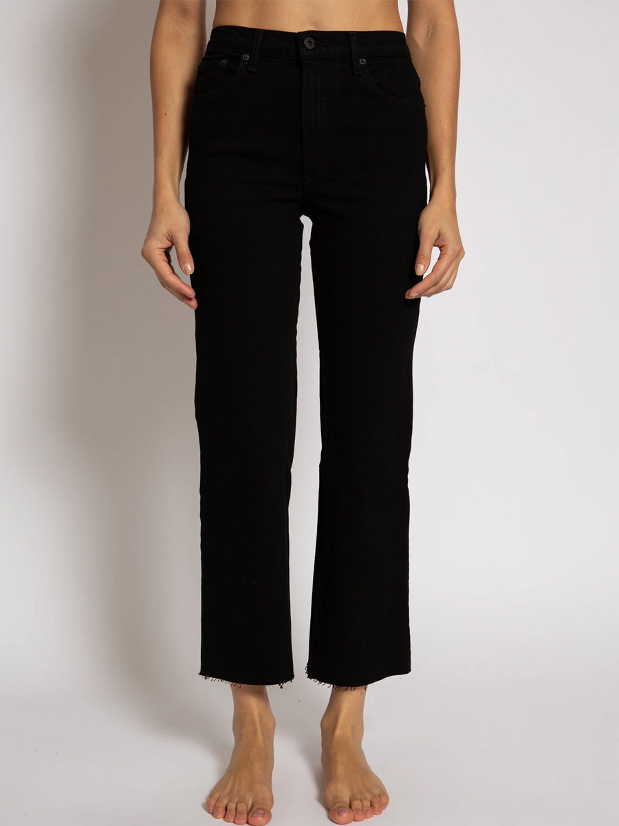 Askk NY Slim Crop in Black Resin