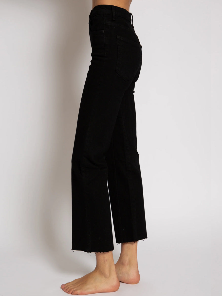 Slim Crop in Black Resin