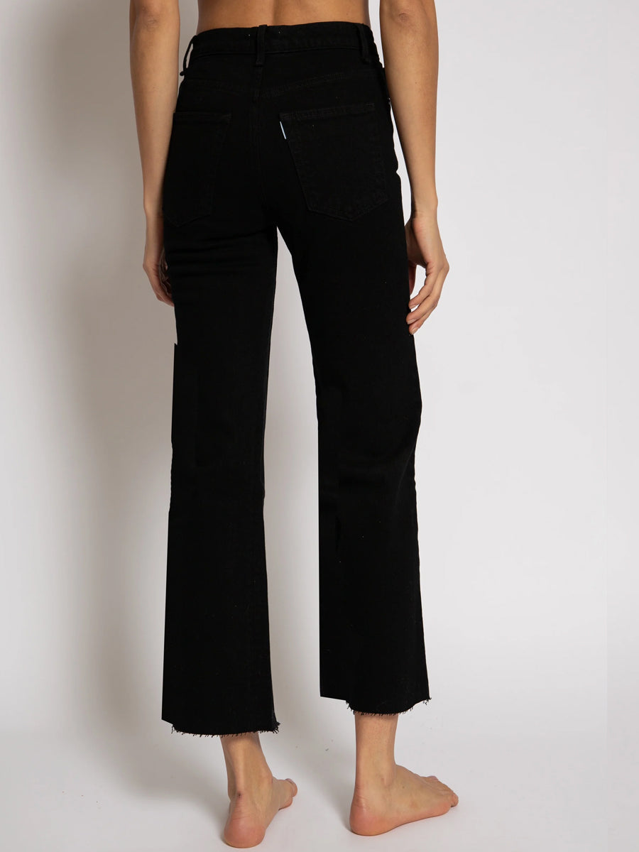 Slim Crop in Black Resin