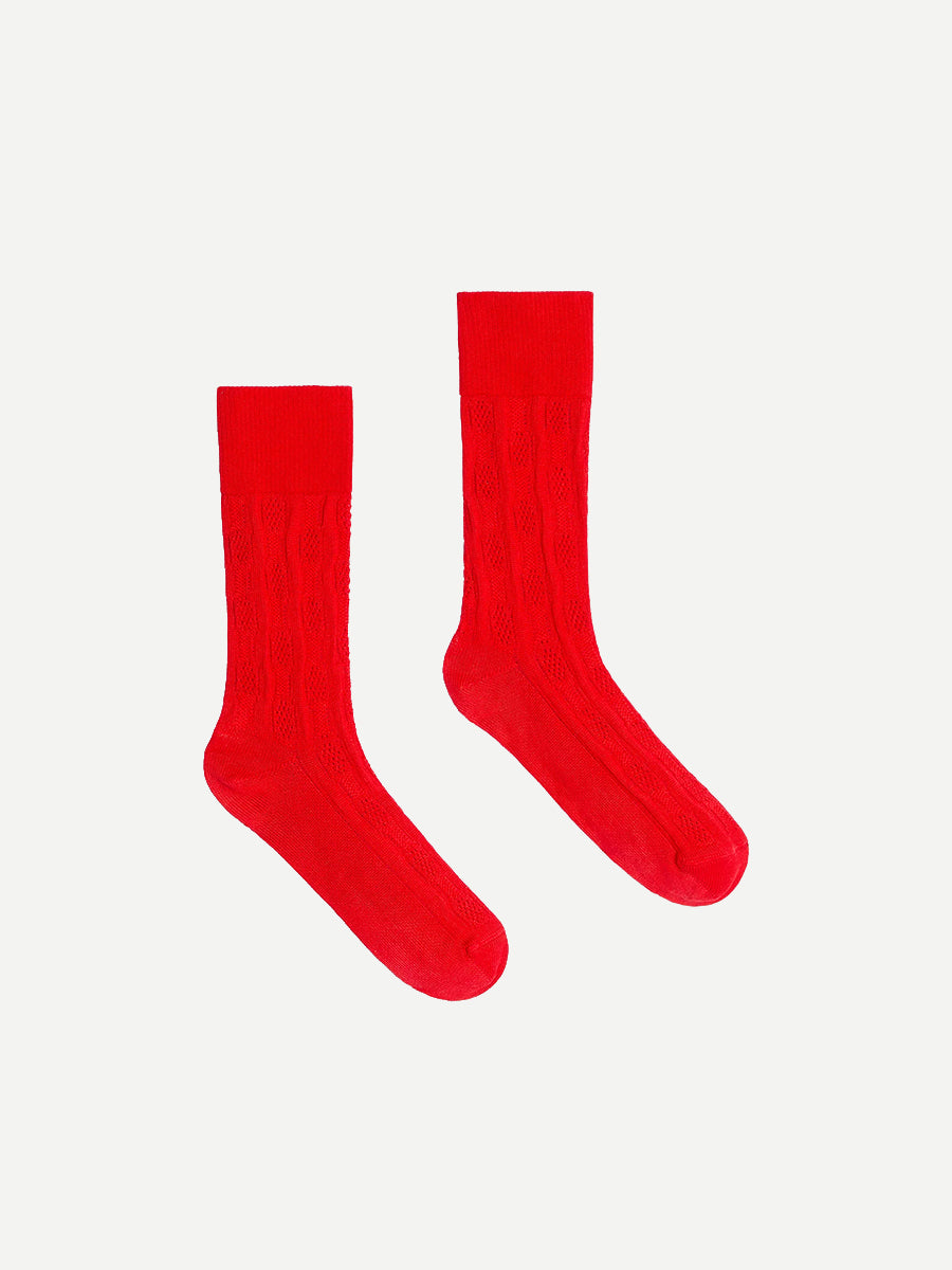 Dries Van Noten Socks in Red