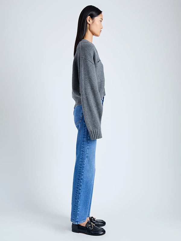Proenza Schouler | Sofia Cardigan in Grey Melange