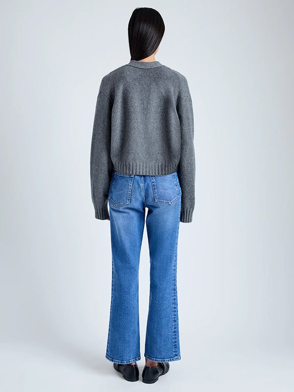 Proenza Schouler | Sofia Cardigan in Grey Melange