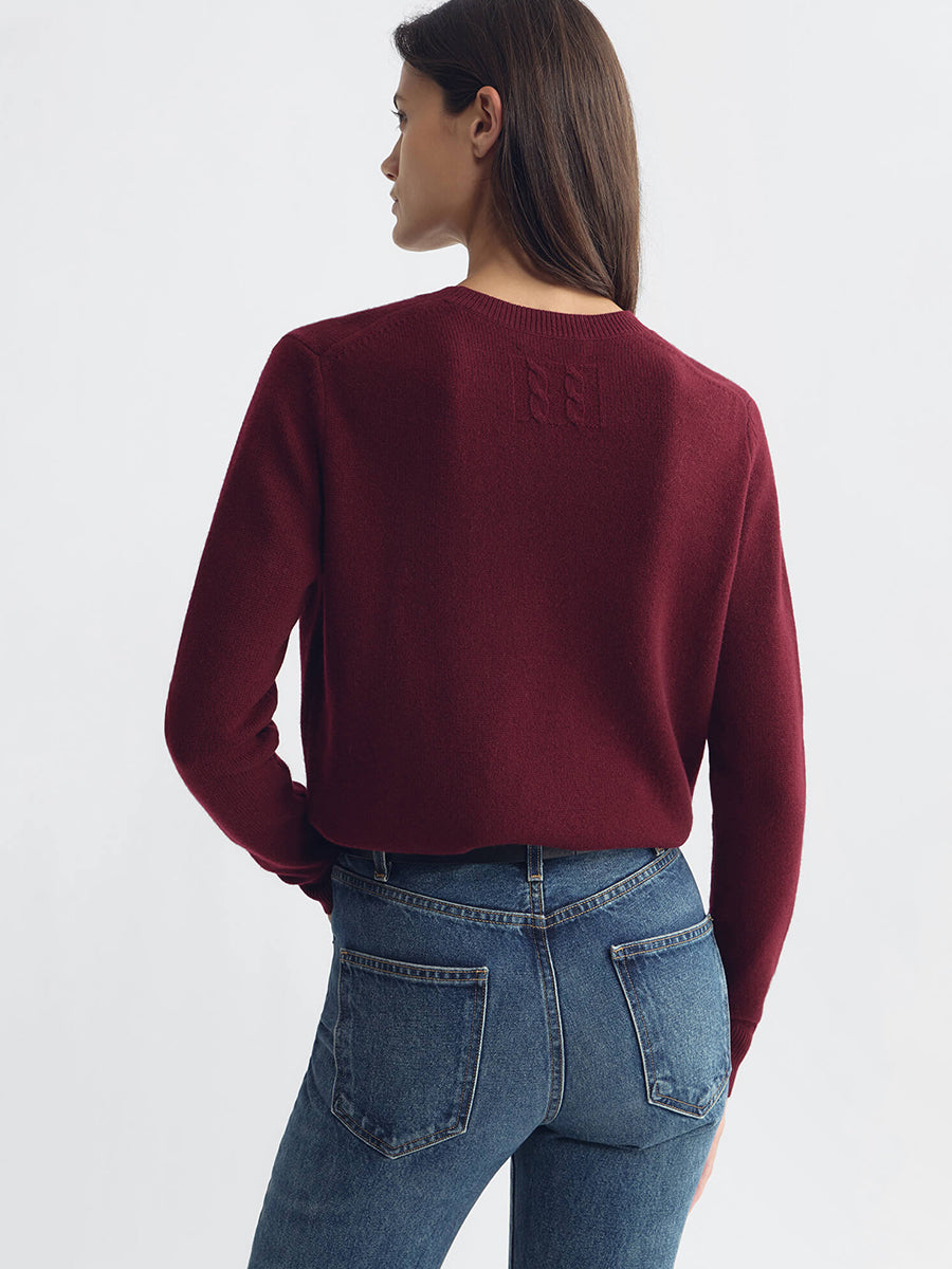 Sona Sweater in Burgundy