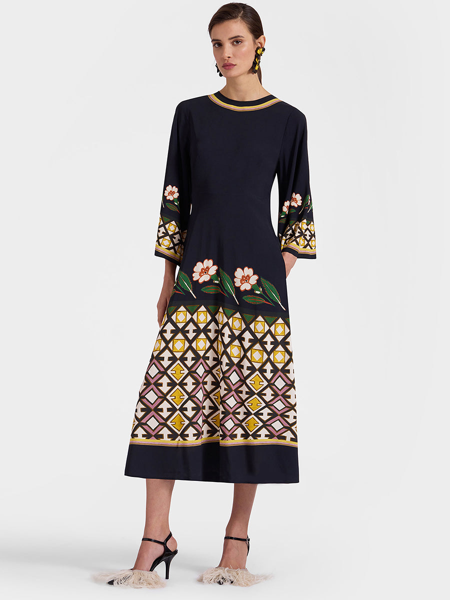 La DoubleJ | Sorella Dress in Dazed Placee
