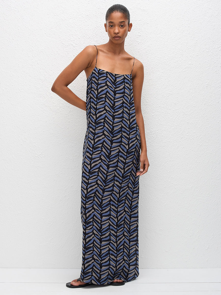 Matteau Square Cami Midi Dress in Palermo