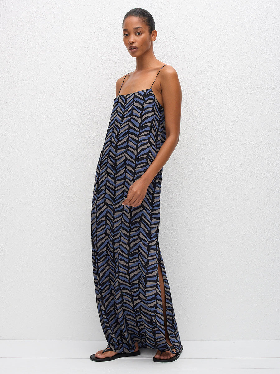 Matteau Square Cami Midi Dress in Palermo