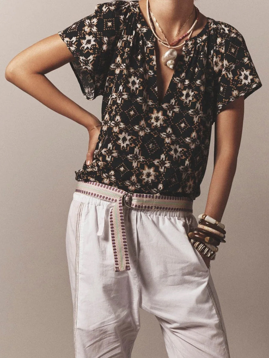 Stevie Belt in Opal Sand