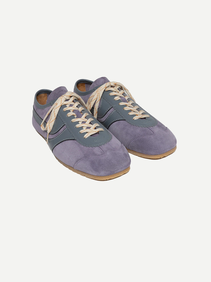 Dries Van Noten Suede Leather Sneakers in Mauve