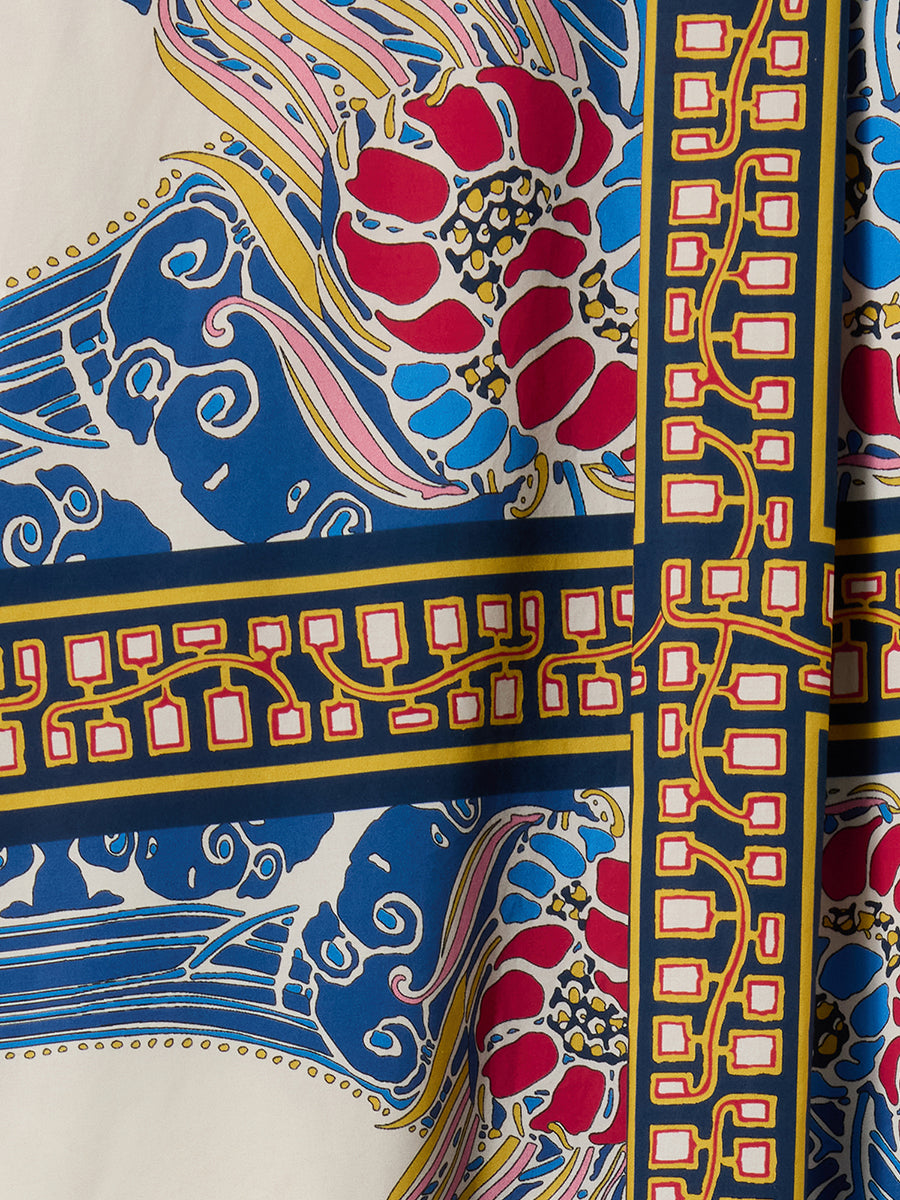 Sundowner Tunic in Lemuria Placee Blue