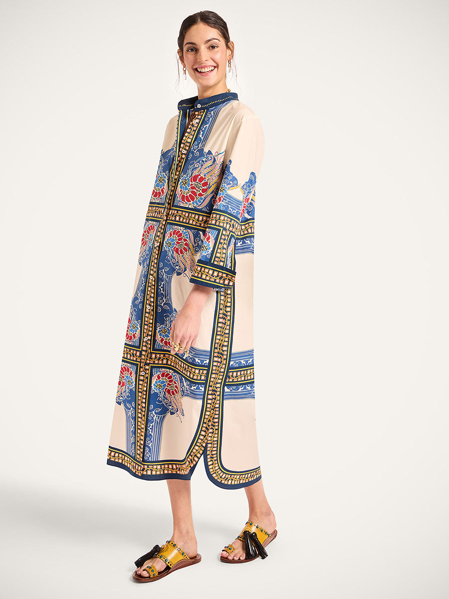 Sundowner Tunic in Lemuria Placee Blue