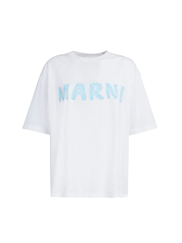Marni | Marni Logo Printed Tee in White