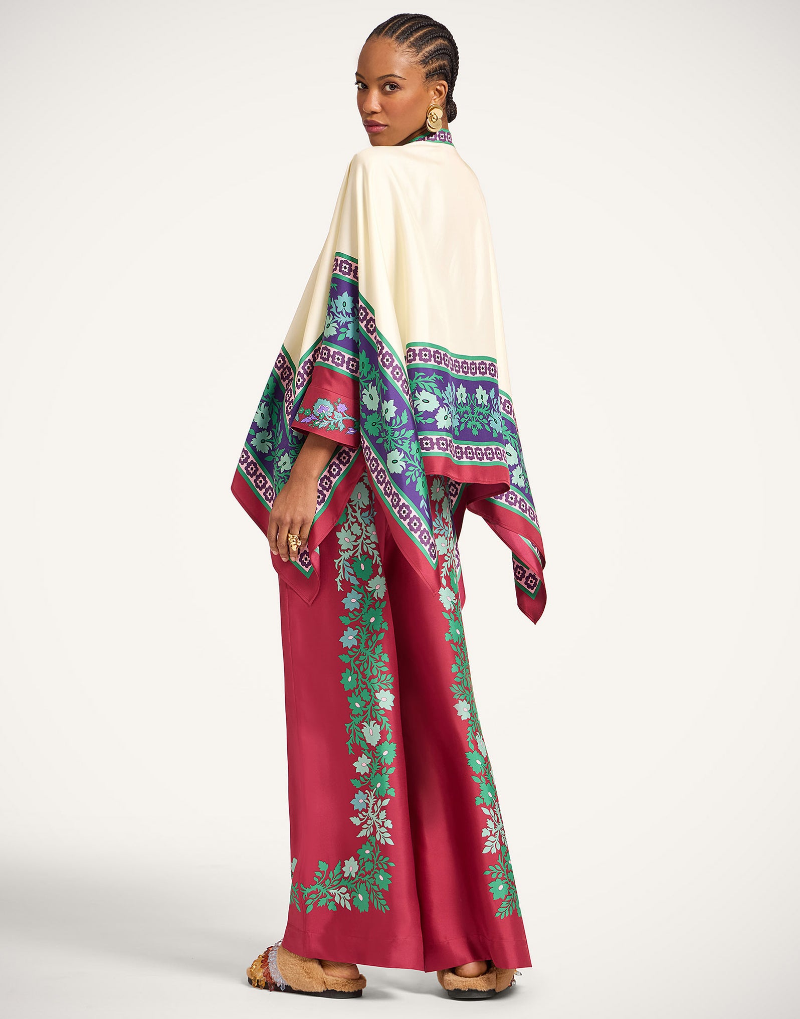 Palazzo Pant in Regalia Placee Red