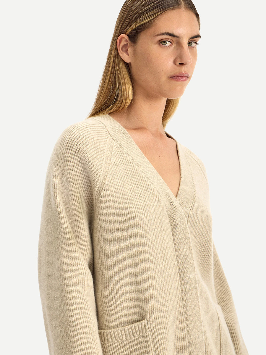 Jac + Jack Tallis Cardigan in Jute Marle