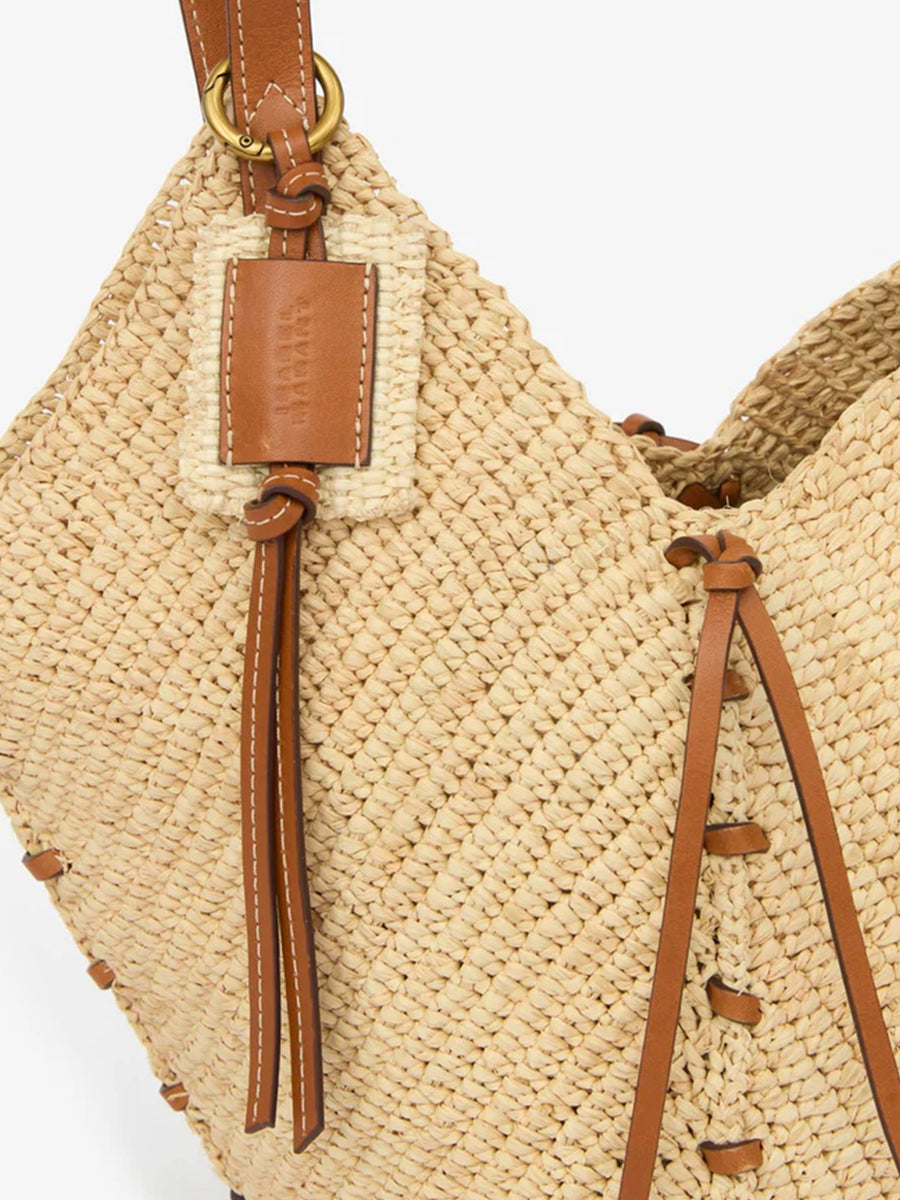 Isabel Marant Tampa Mini Small Bag in Natural Raffia