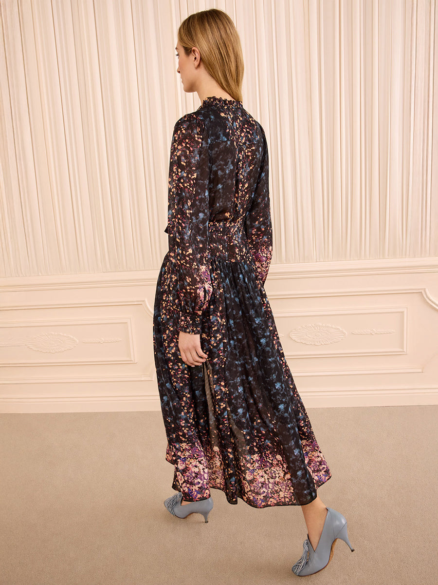 Tessa Long Sleeve Dress in Eclipse