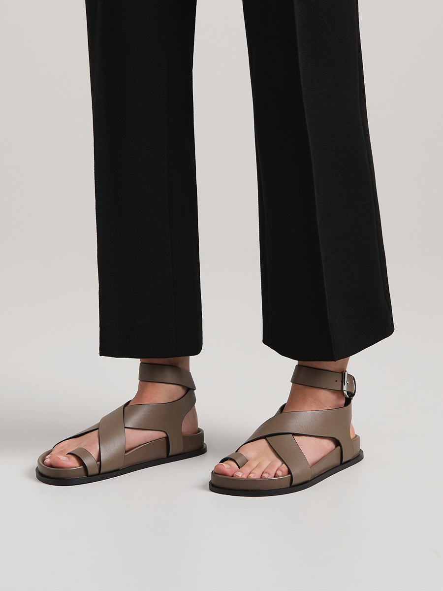 A.Emery The Jalen Sandal in Sable