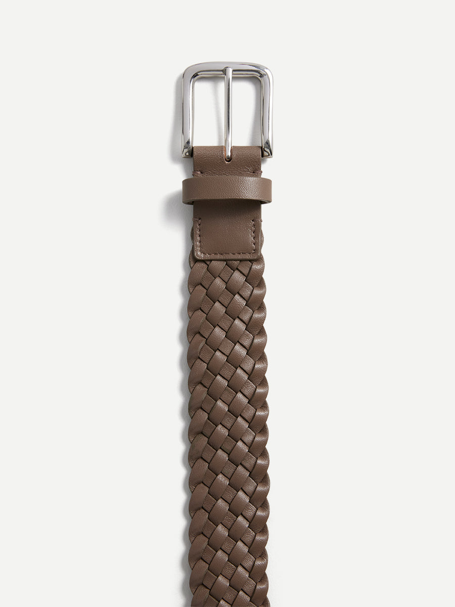 A.Emery The Kya Braided Belt in Sable