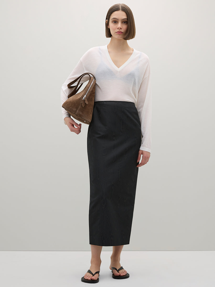 A.Emery The Burton Knit Top in Parchment