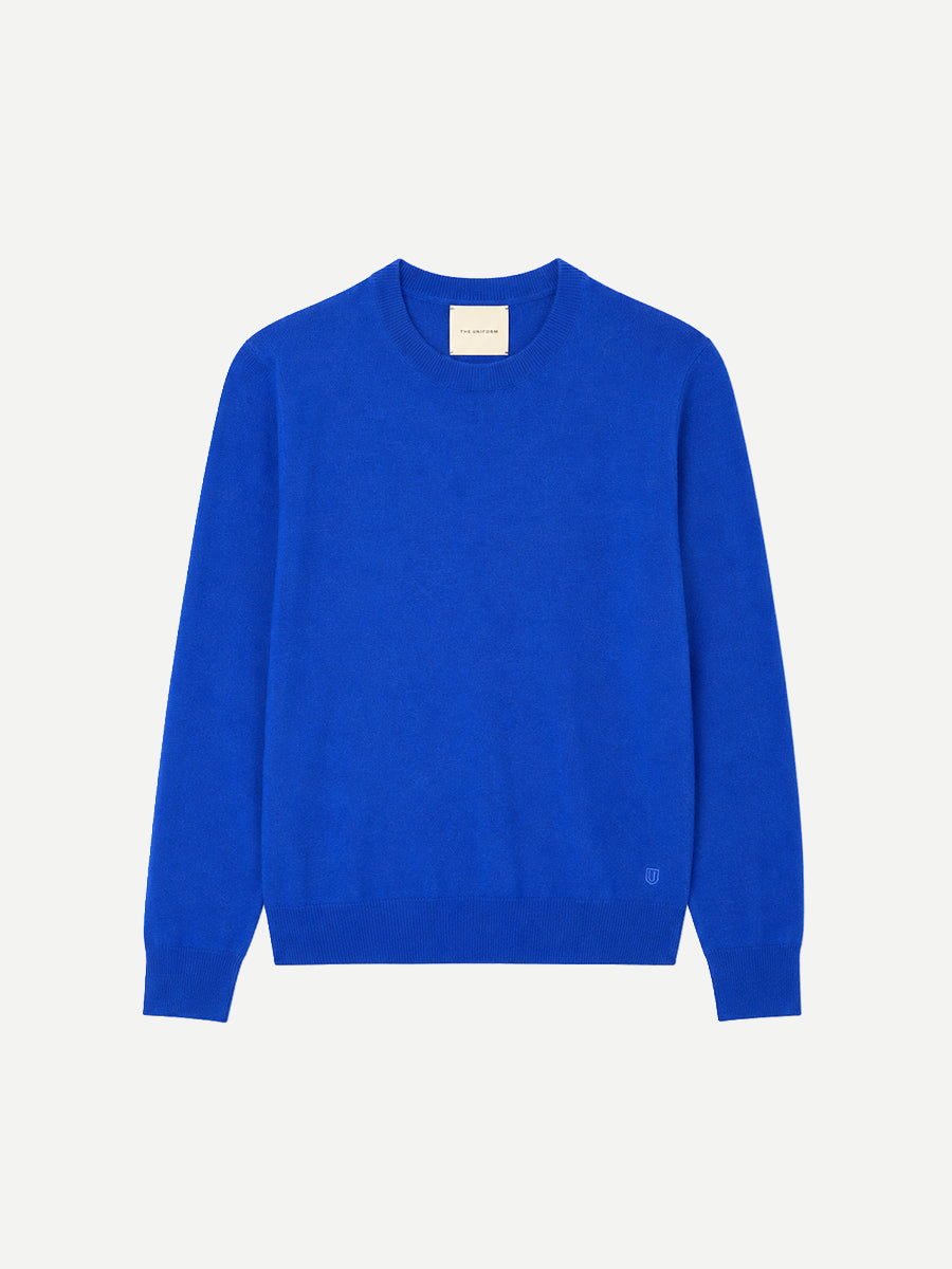 The Uniform The Crew Neck in Azure