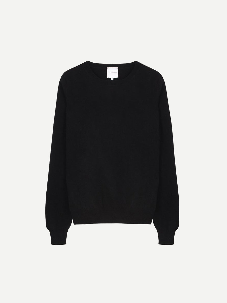 The Uniform | The Crew Neck in Black