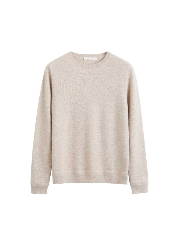 Chinti & Parker | The Crew Classic Fit Sweater in Oatmeal