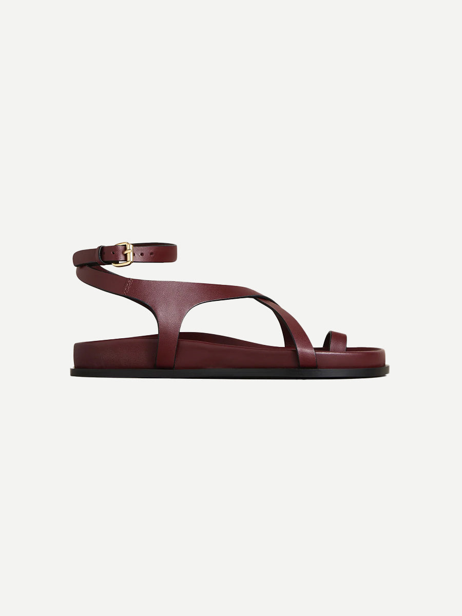 Jalen Slim Sandal in Merlot