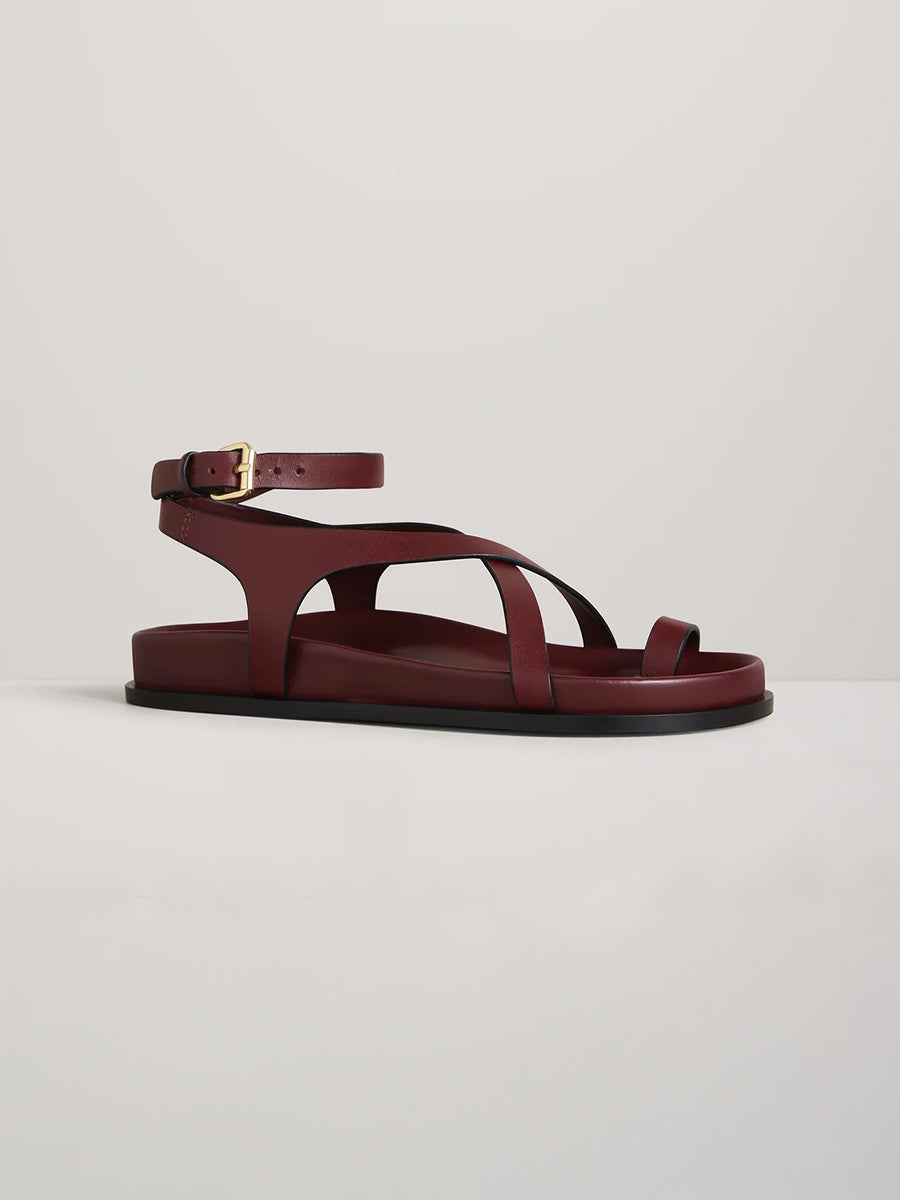 Jalen Slim Sandal in Merlot