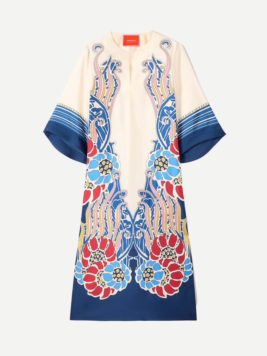 The Kaftan in Lemuria Placee Blue