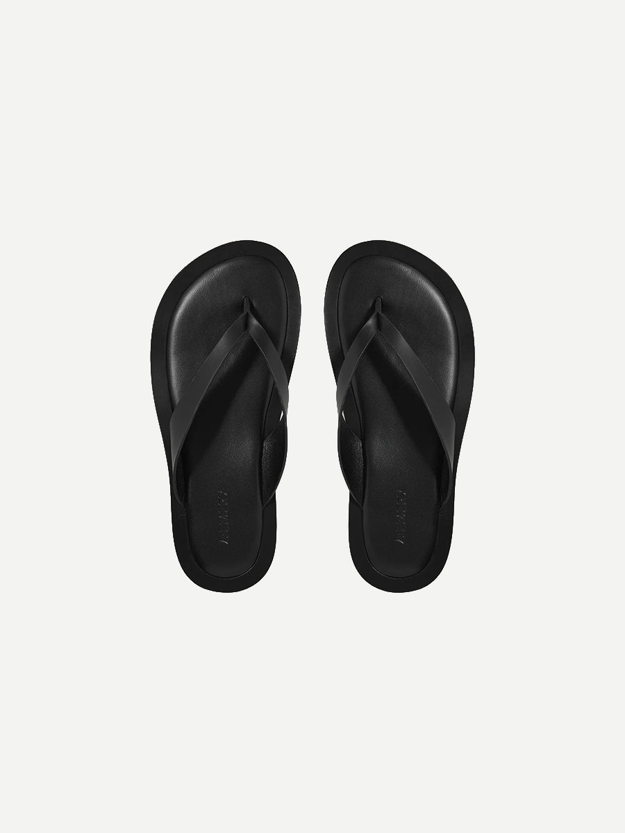The Marcelle Sandal in Black
