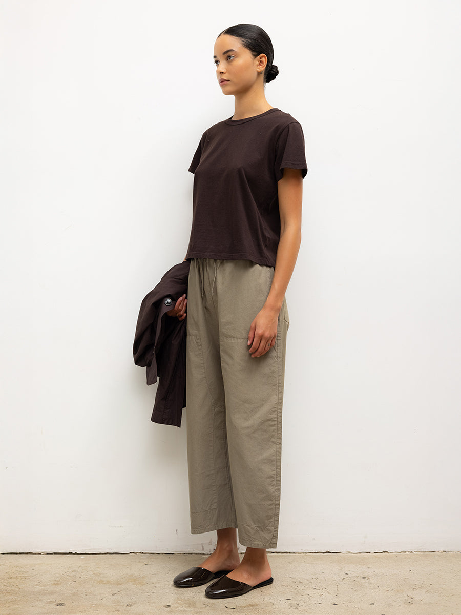 LESET The Margo Tee in Chocolate