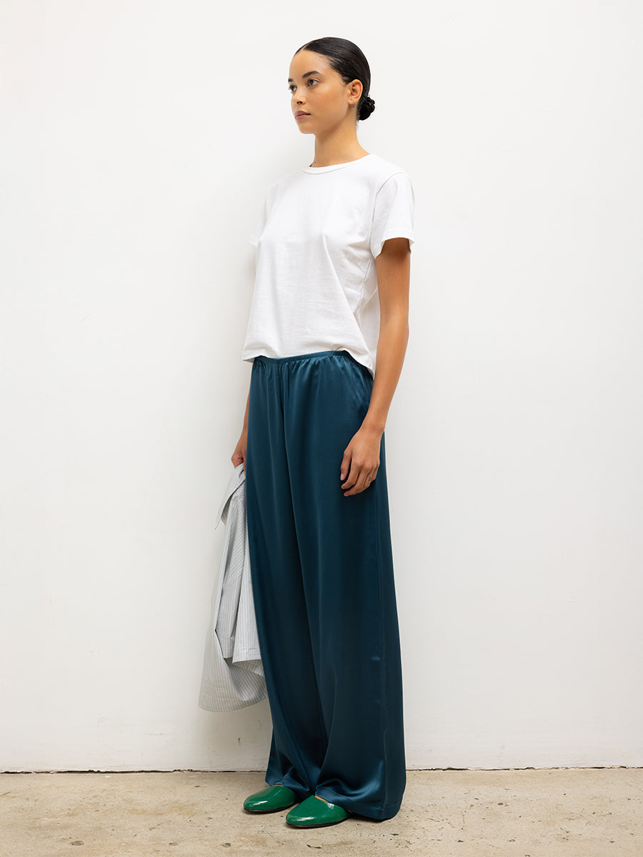 LESET The Margo Tee in White