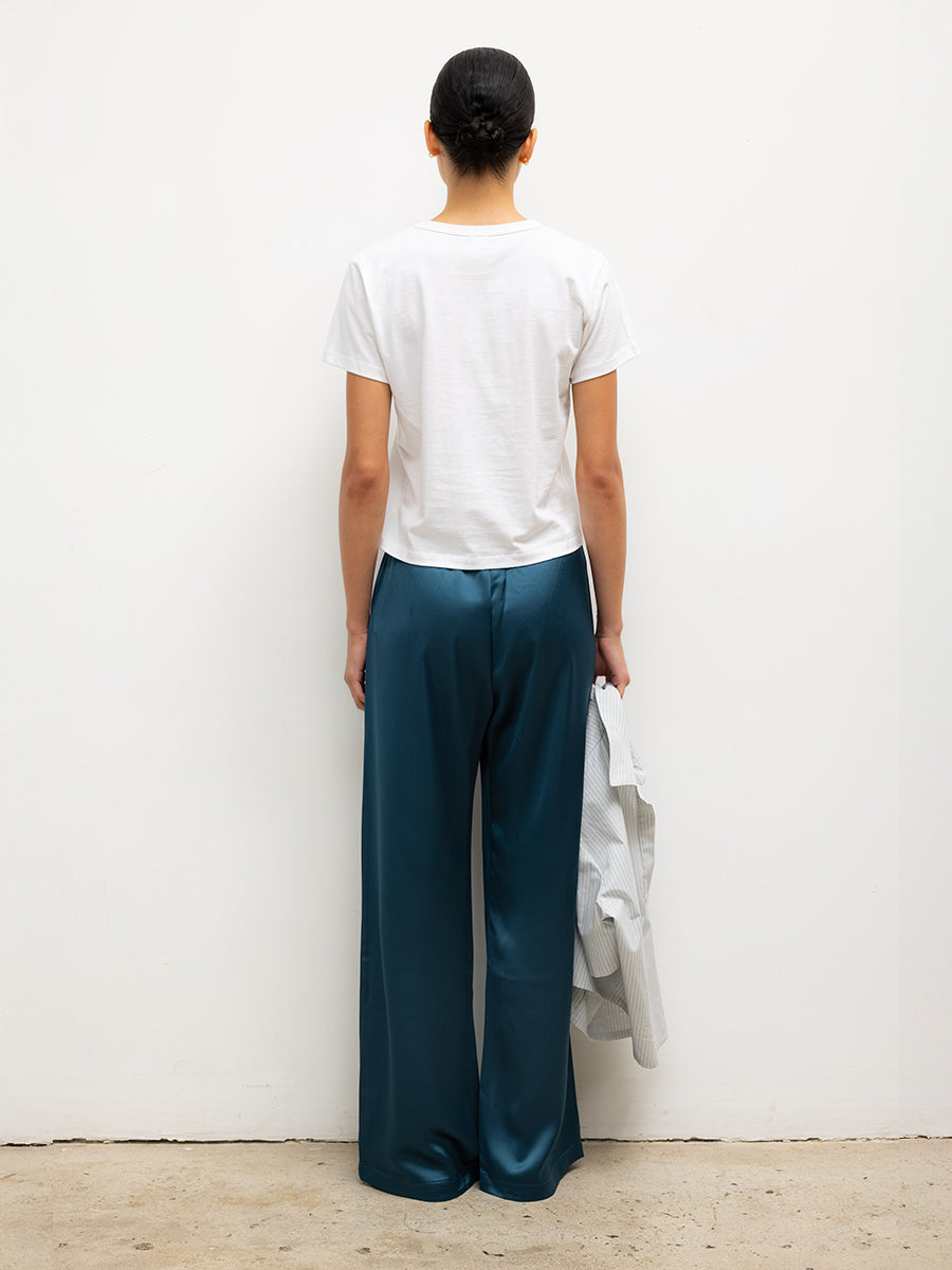 LESET The Margo Tee in White