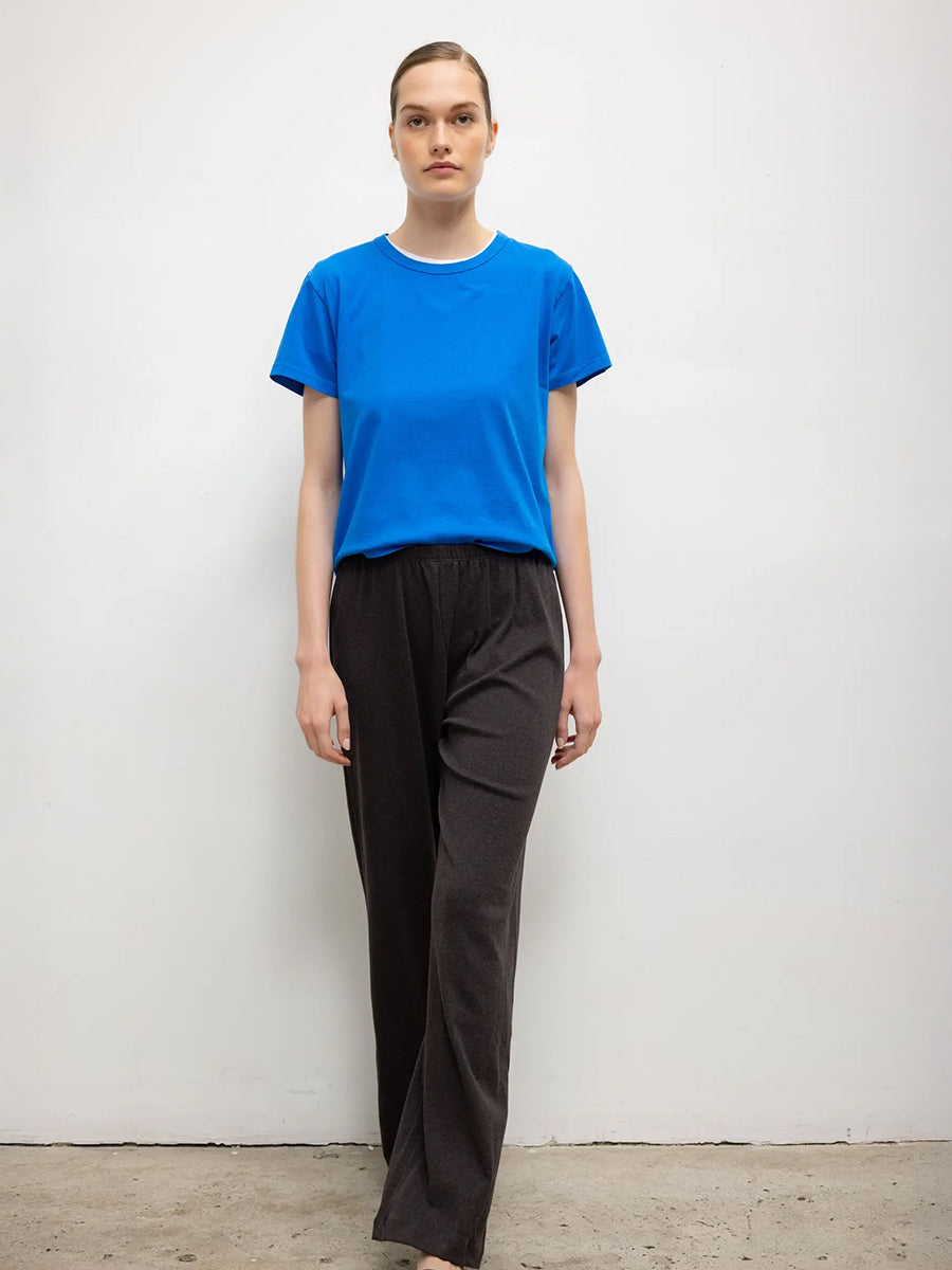 The Margo Tee in Leset Blue
