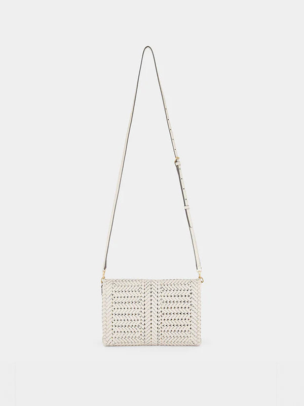 Anya Hindmarch The Neeson Cross Body in Chalk Shiny Capra