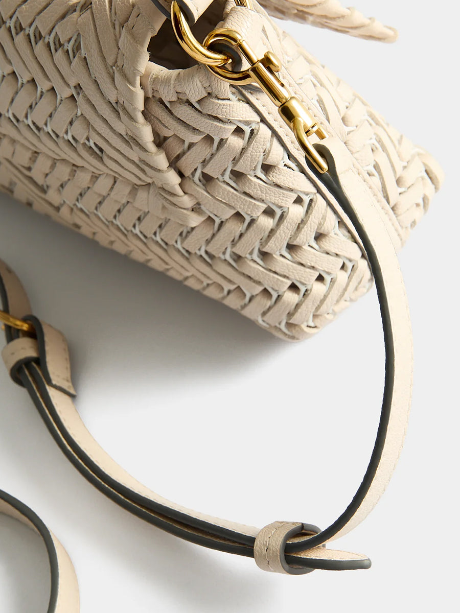 The Neeson New Crossbody in Shiny Chalk