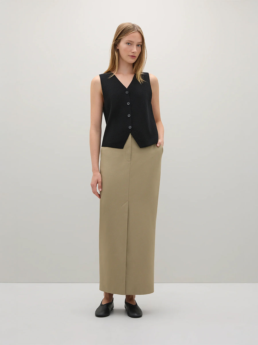 The Nelson Vest in Black