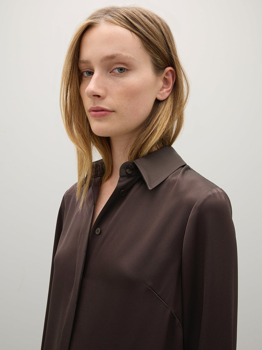 A.Emery The Philippa Dress in Umber