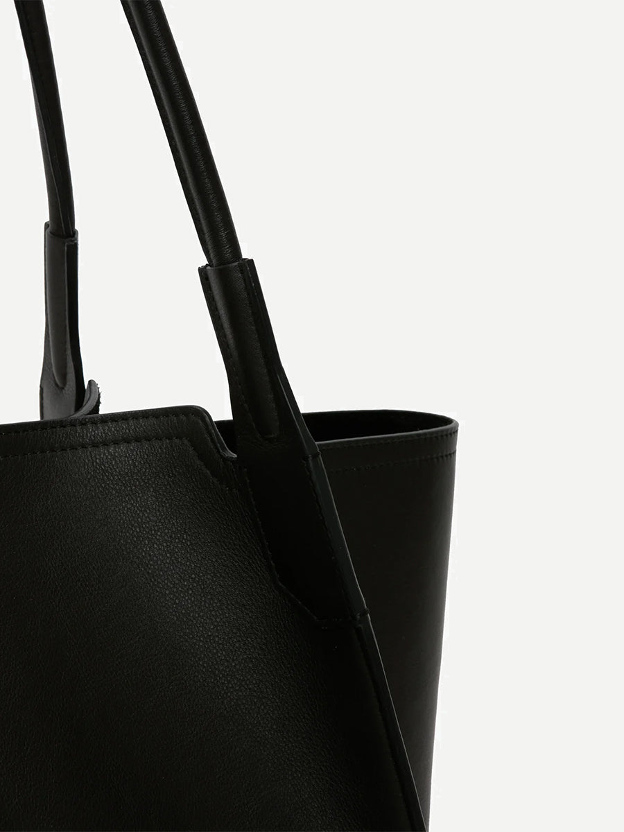 Victoria Soft Tote in Black