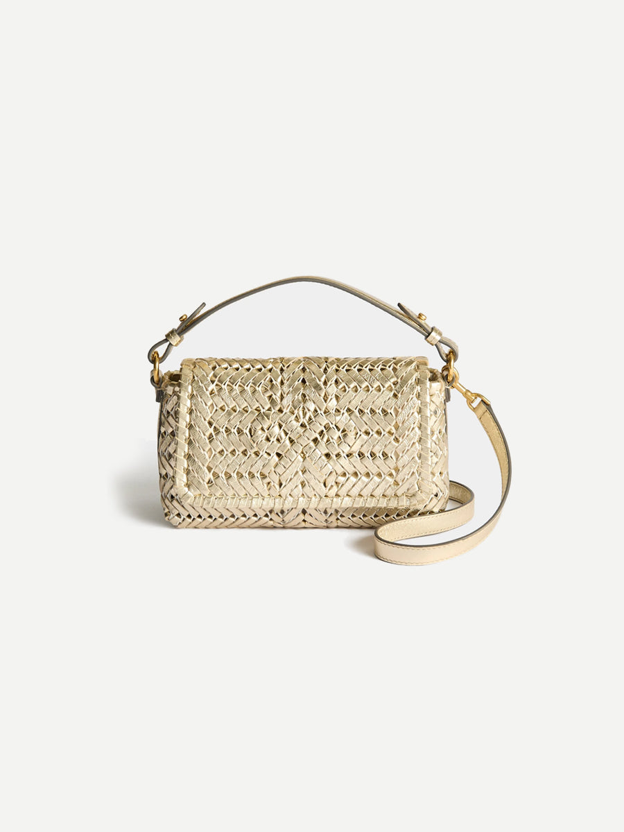 The Neeson New Crossbody in Platino Mirror