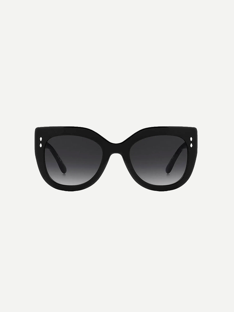 Isabel Marant Trendy Butterfly Sunglasses in Black/Grey Silver