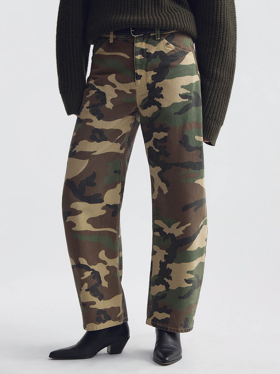 Tribeca Pant in Khaki Overdyed Camo