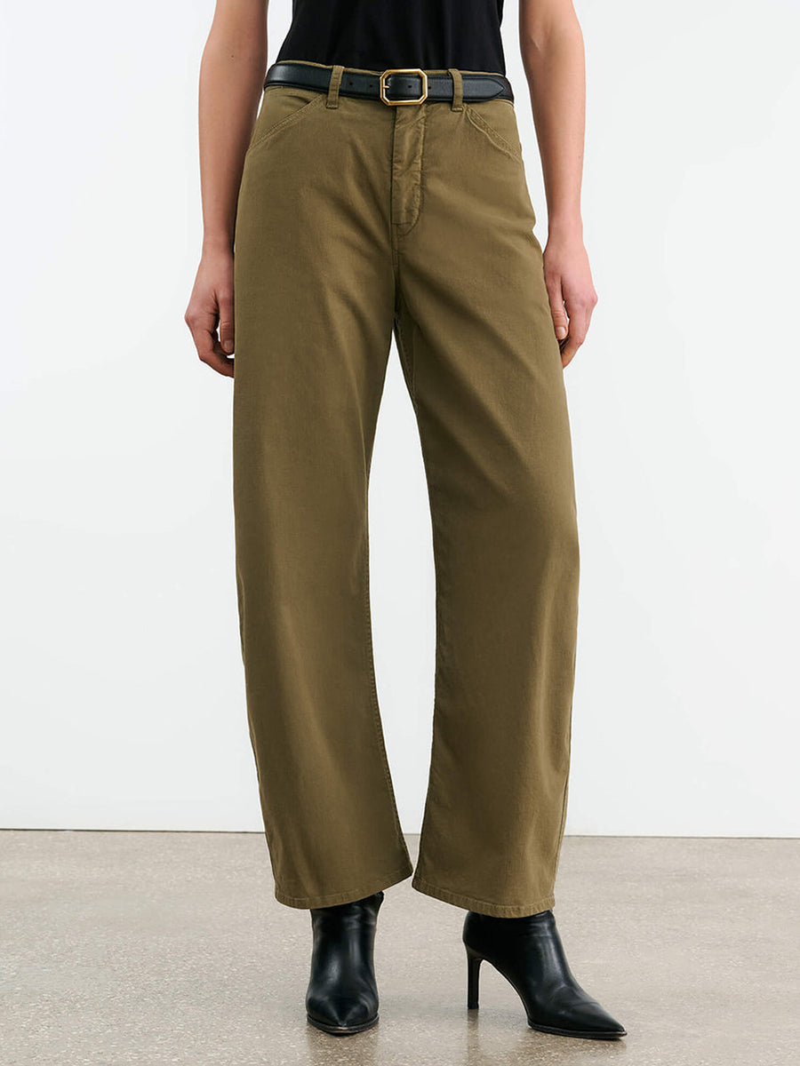 Tribeca Pant in Military Green