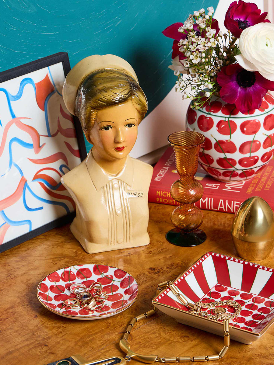 La DoubleJ | Trinket Tray in Cherries Avorio